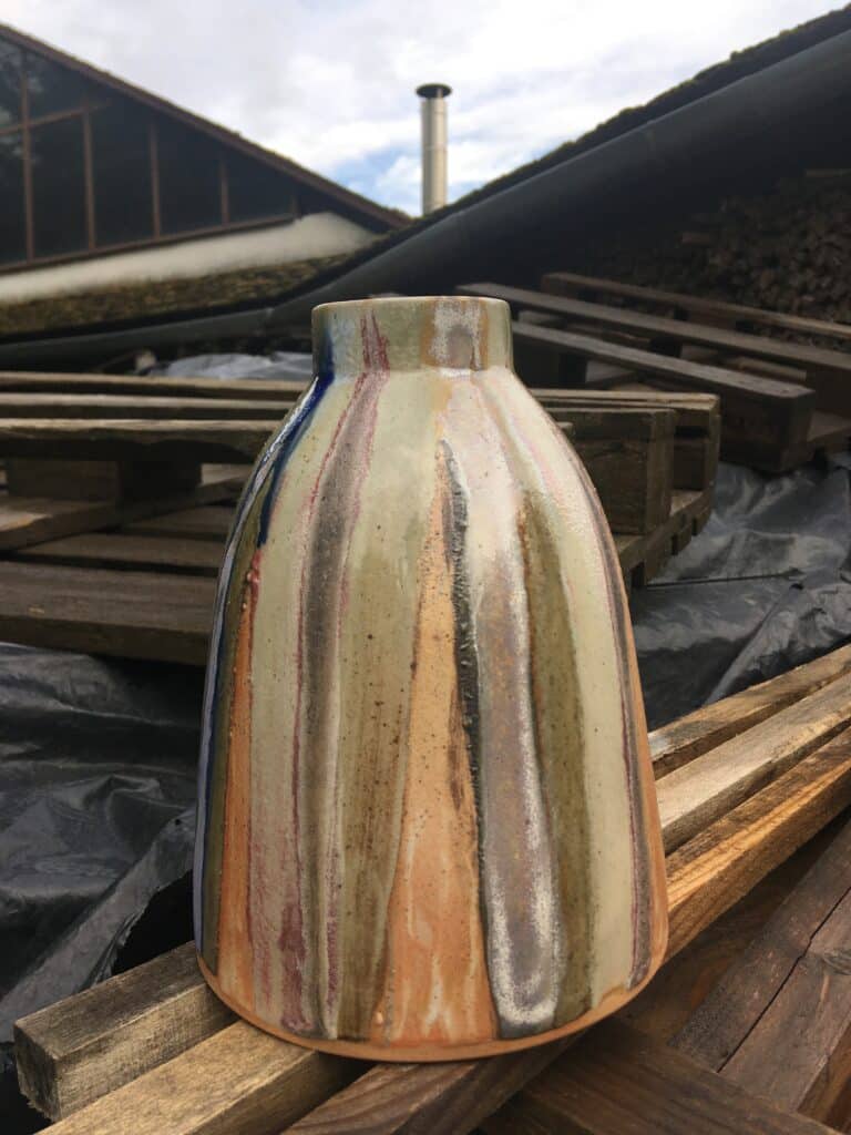 woodfired vase