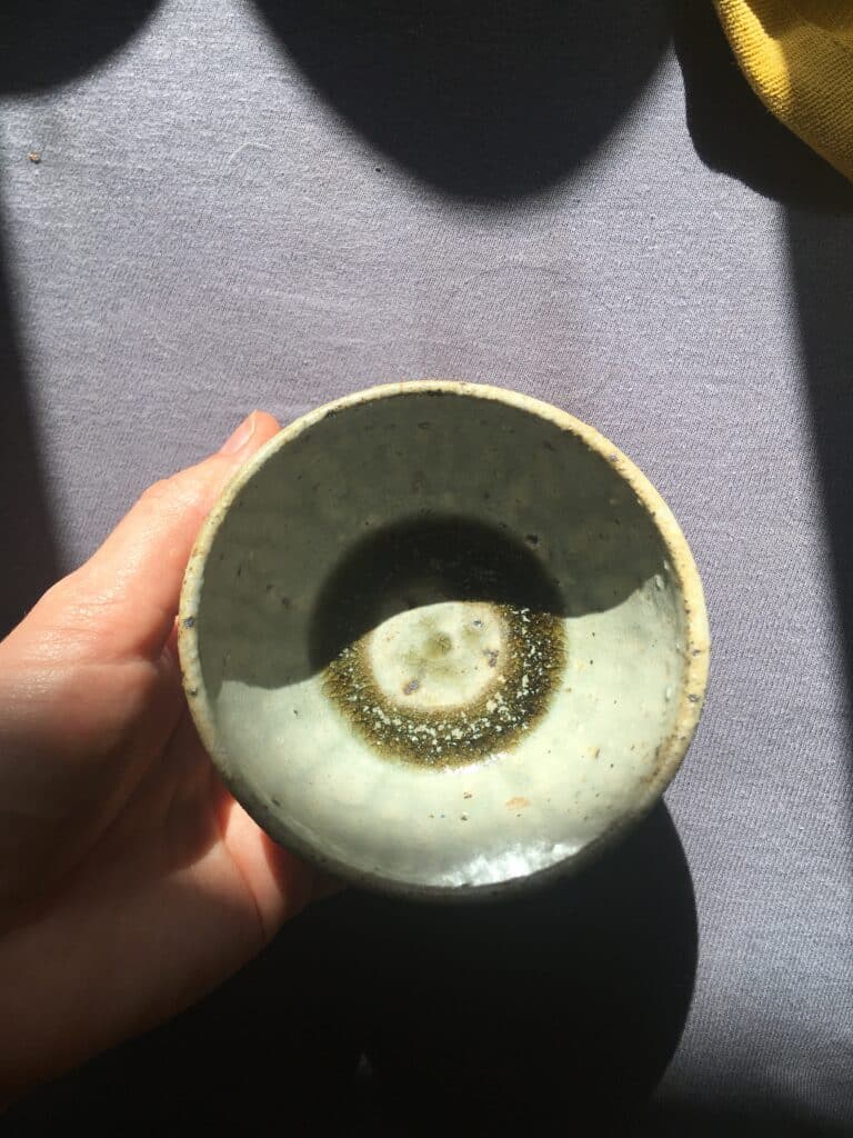 woodfired bowl ash glaze